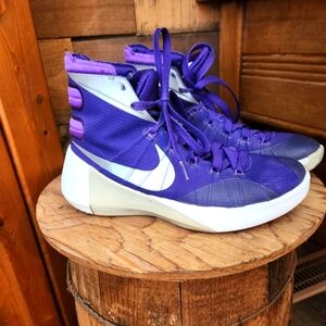 NIKE HYPERDUNK 2015 TB HIGH TOP SHOE-PURPLE SIZ 7- UNISEX SHOES